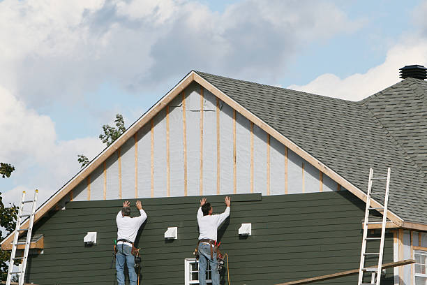 Professional Siding Contractor technician working in Hershey, PA
